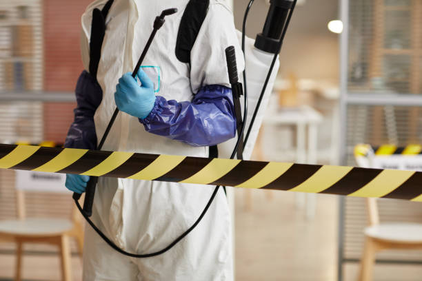 Professional Biohazard technician working in Erie, PA